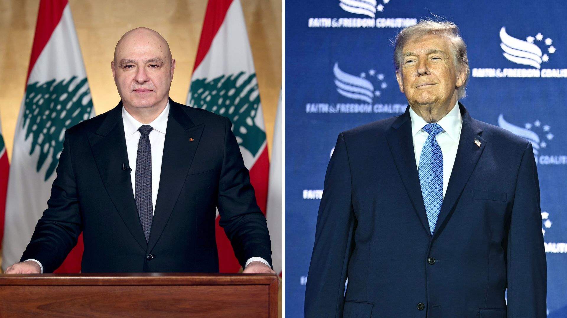الرئيس اللبناني في واشنطن لمناقشة الاستقرار والانسحاب الإسرائيلي